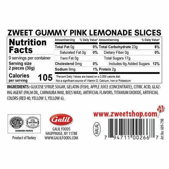 Gummy Pink Lemonade Slices | Zweet | 10 oz – Bild 3