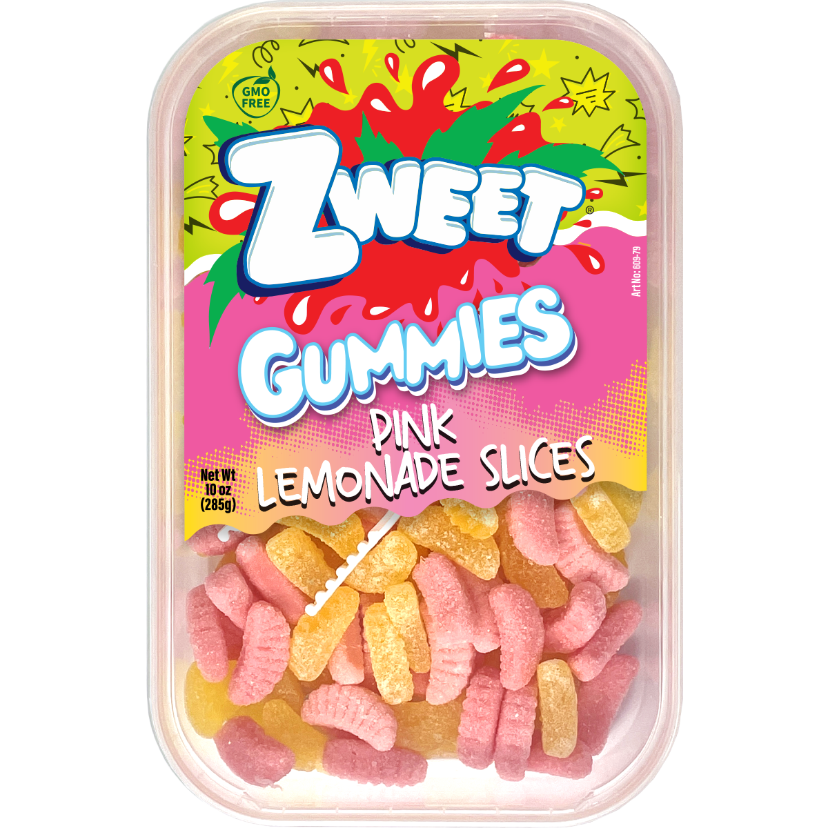 Gummy Pink Lemonade Slices | Zweet | 10 oz