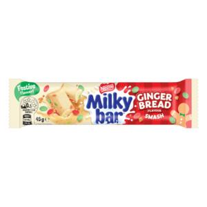 Nestlé Milkybar Gingerbread Smash - White Chocolate Bar