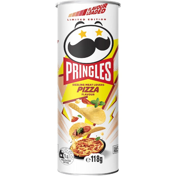 Pringles Sizzling Meat Lovers Pizza Flavor