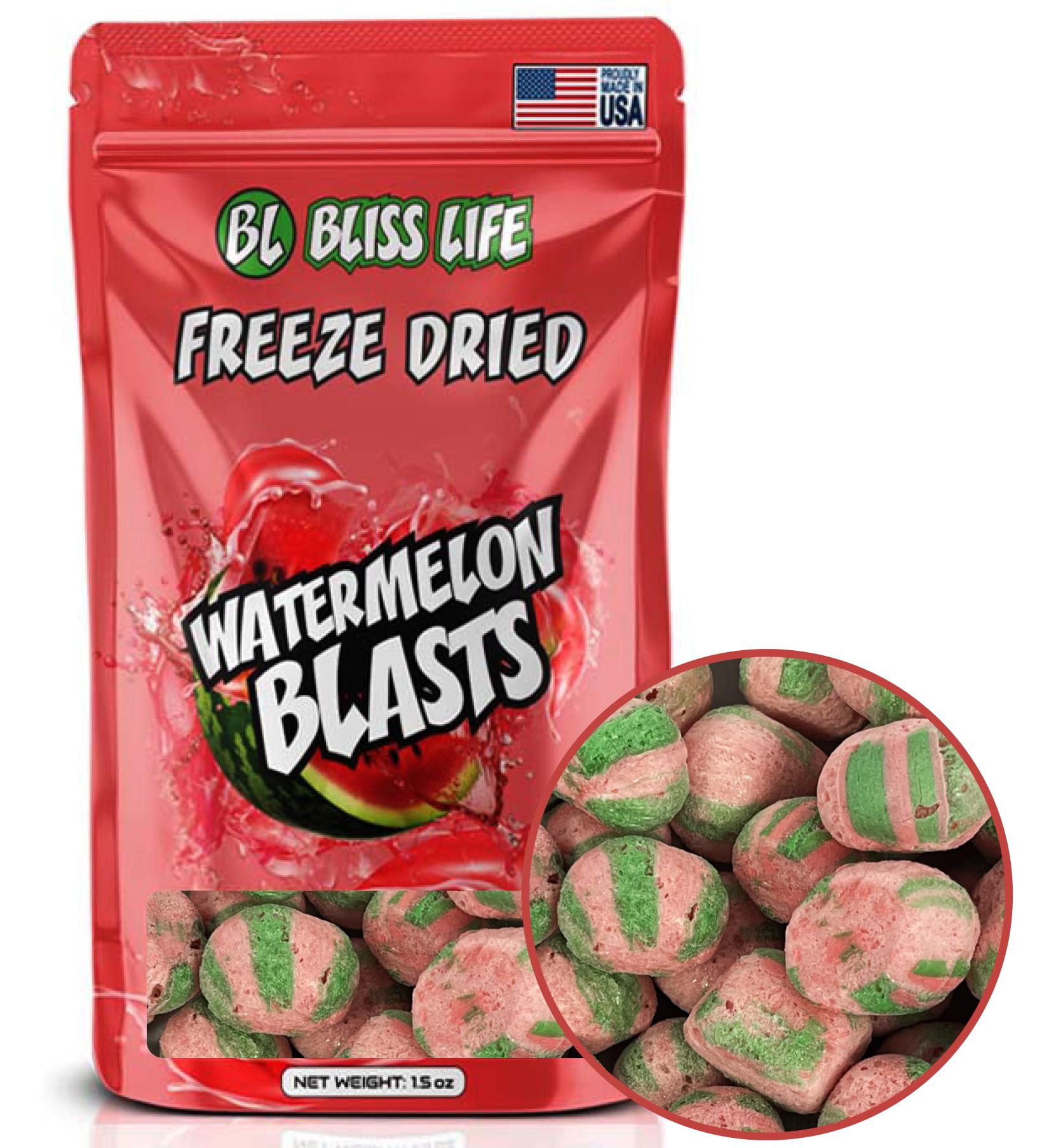 Bliss Life Freeze Dried Watermelon Blasts