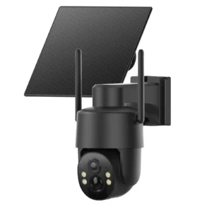 4G Solar Powered Digital Security Camera with 4MP HD Lens, Color Night Vision, Built-in Cellular Card, Remote Monitoring, IP65 Protection, No WiFi Outdoor Camera for Farm/Home