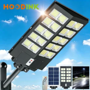 Solar Street Light Outdoor  3 Modes LED Motion Sensor Security Wall Lamp for Garden Yard Porch Decor IP65 Waterproof Remote Control Solar Lights Outdoor Mounted Light,dorm essentials,home decor,home essentials,camping essentials