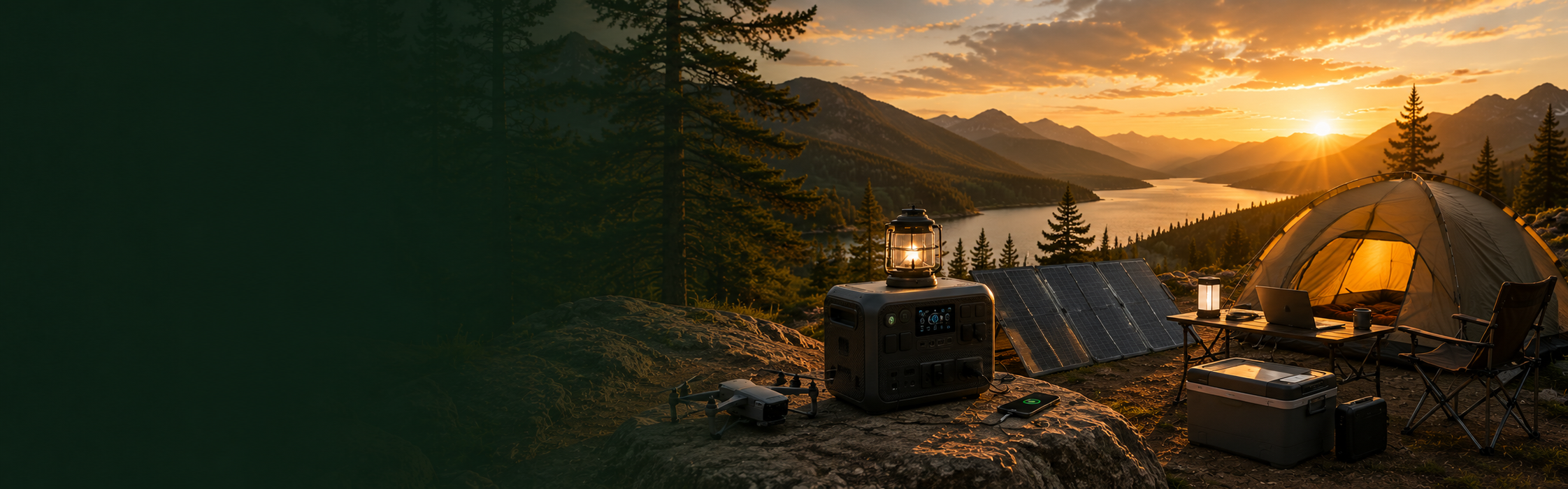 Portable solar power and off-grid outdoor equipment